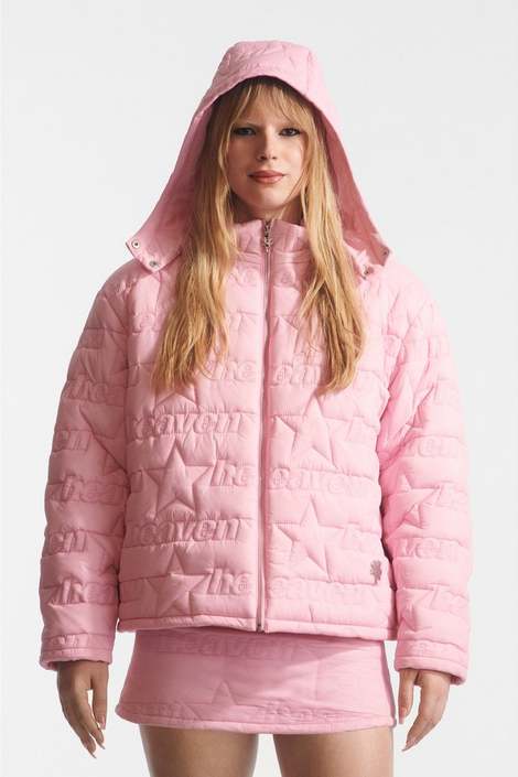 Women Marc Jacobs Puffy Heaven Quilted Jackets Pink | UK MJ5163-A08