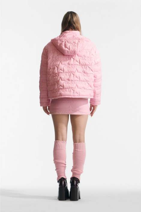 Women Marc Jacobs Puffy Heaven Quilted Jackets Pink | UK MJ5163-A08