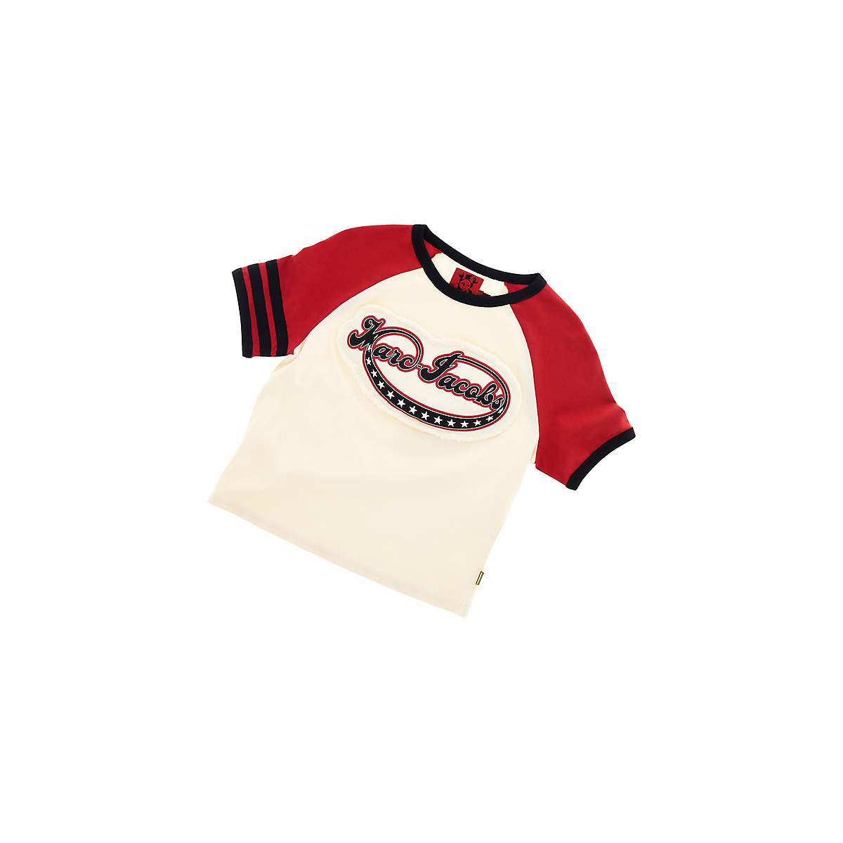 Women Marc Jacobs Raglan Baby Tee T-Shirt Cream Multicolor | UK MJ7038-D06