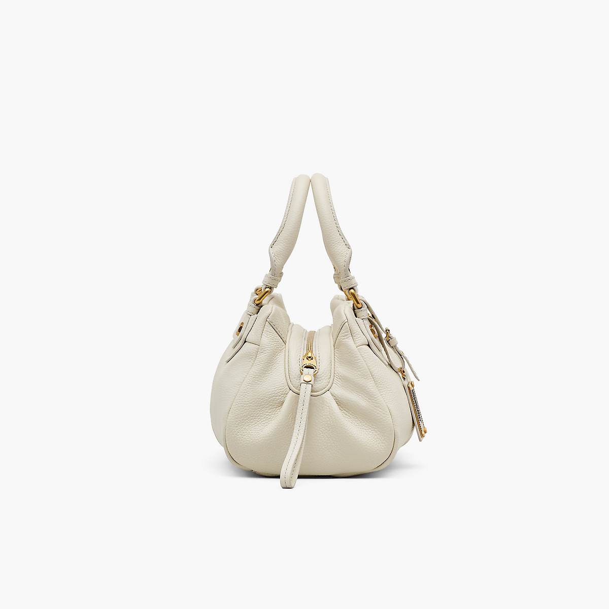 Women Marc Jacobs Re-Edition Baby Groovee Tote Bags White | UK MJ6049-K20