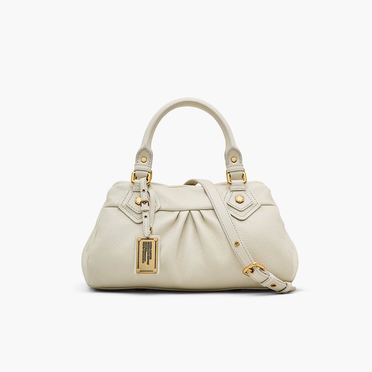 Women Marc Jacobs Re-Edition Baby Groovee Tote Bags White | UK MJ6049-K20