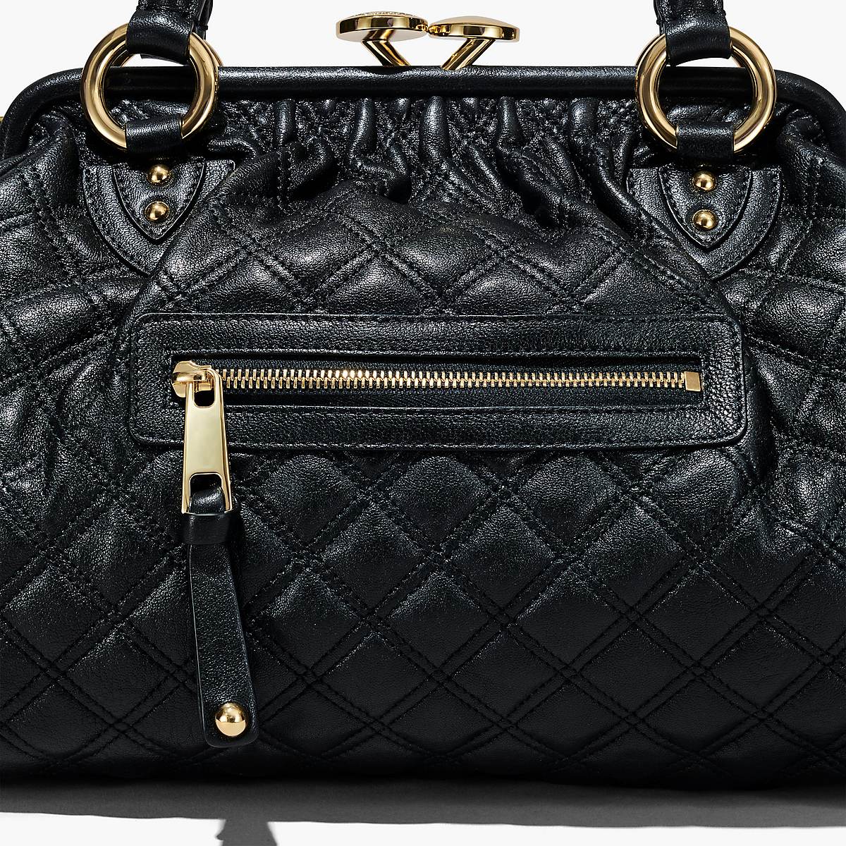 Women Marc Jacobs Re-Edition Quilted Leather Stam Tote Bags Black | UK MJ4705-M42