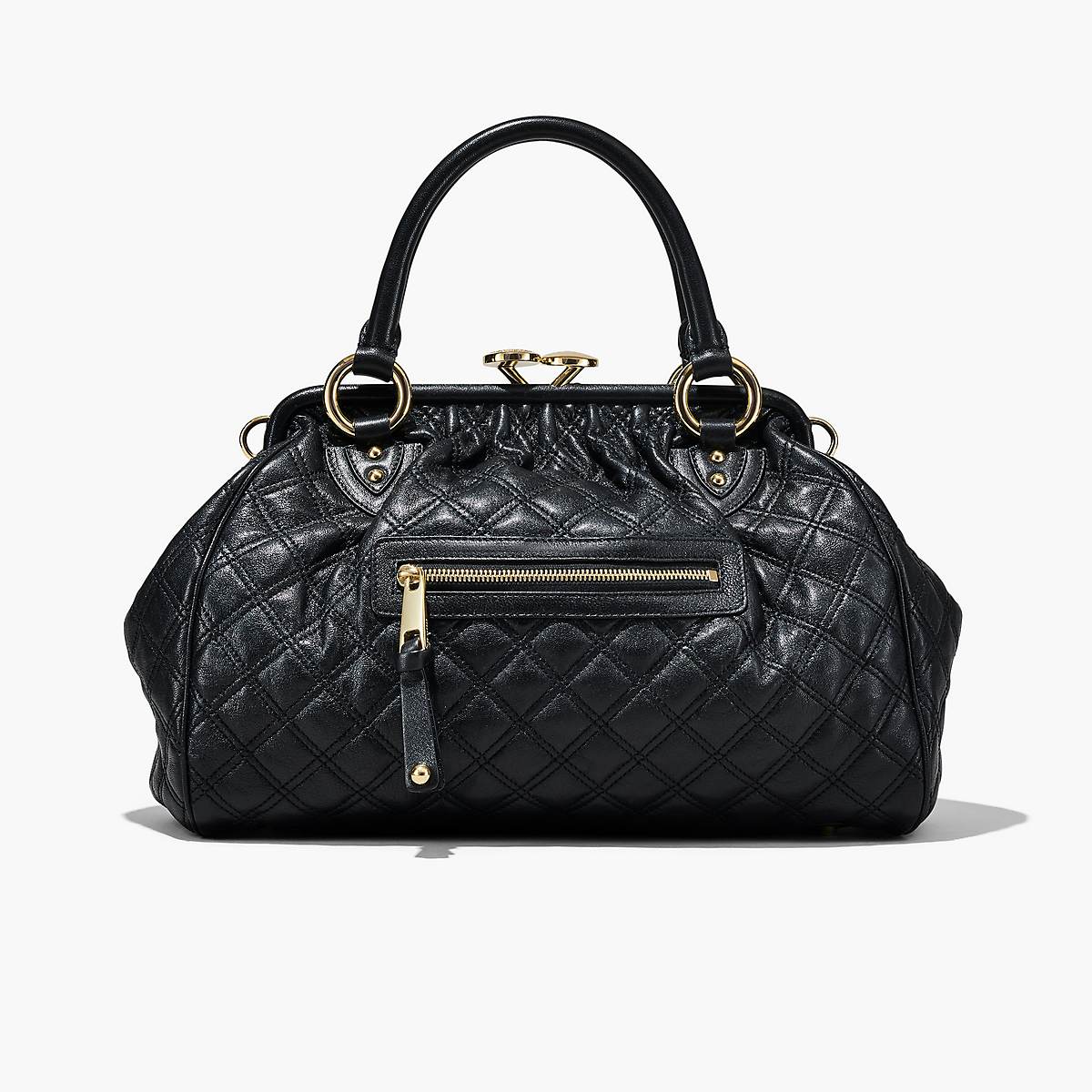 Women Marc Jacobs Re-Edition Quilted Leather Stam Tote Bags Black | UK MJ4705-M42