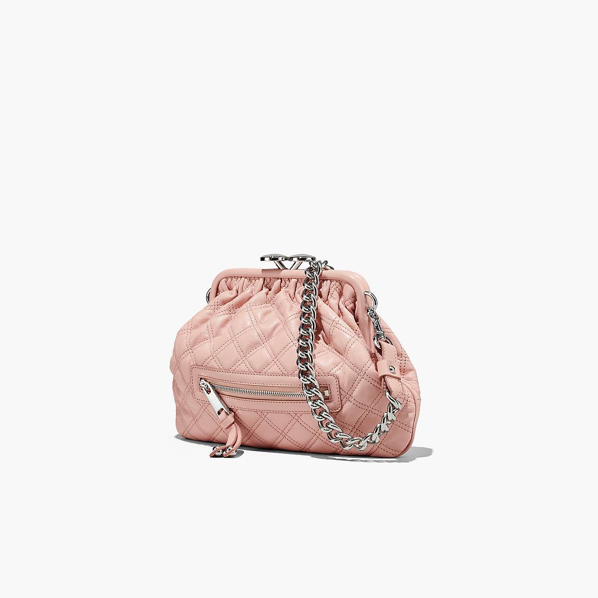 Women Marc Jacobs Re-Edition Quilted Leather Little Stam Tote Bags Rose | UK MJ6470-Q23