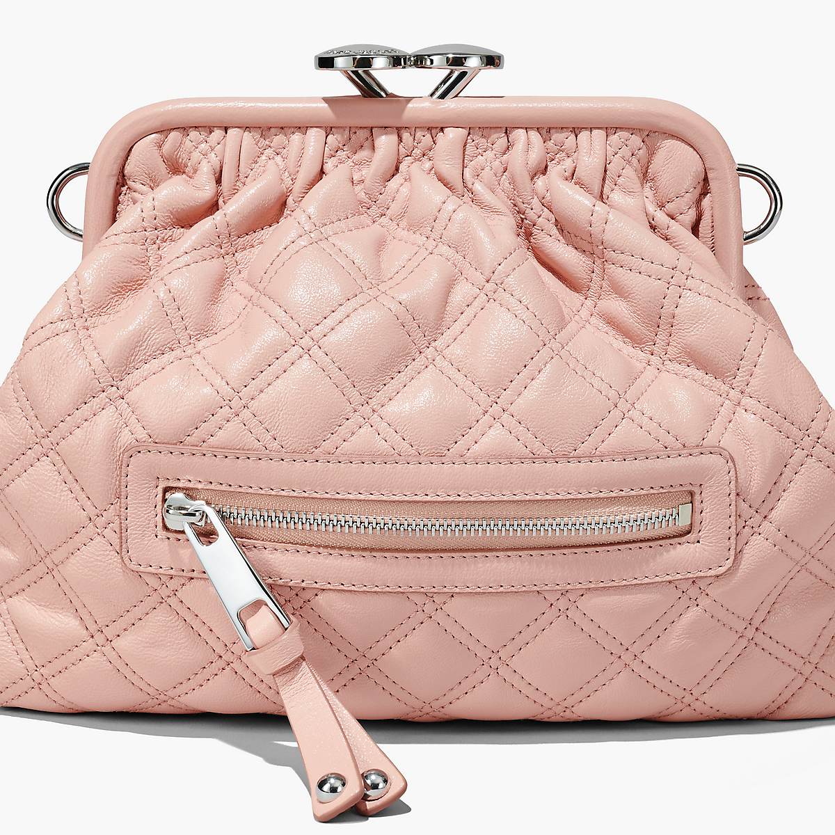 Women Marc Jacobs Re-Edition Quilted Leather Little Stam Tote Bags Rose | UK MJ6470-Q23