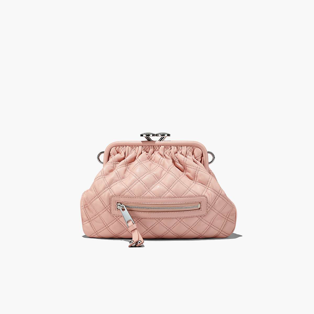 Women Marc Jacobs Re-Edition Quilted Leather Little Stam Tote Bags Rose | UK MJ6470-Q23