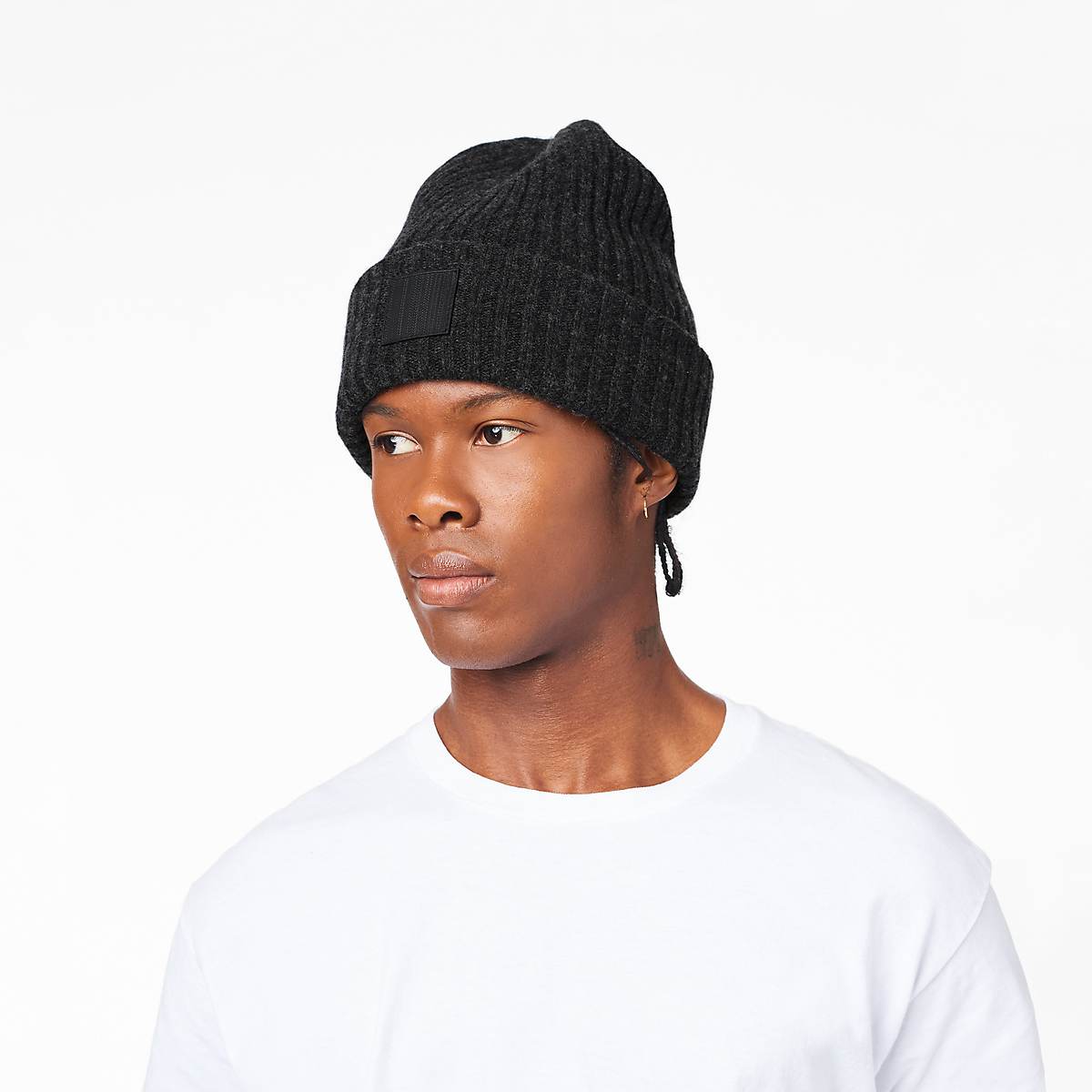 Women Marc Jacobs Ribbed Beanie Grey | UK MJ4957-M01