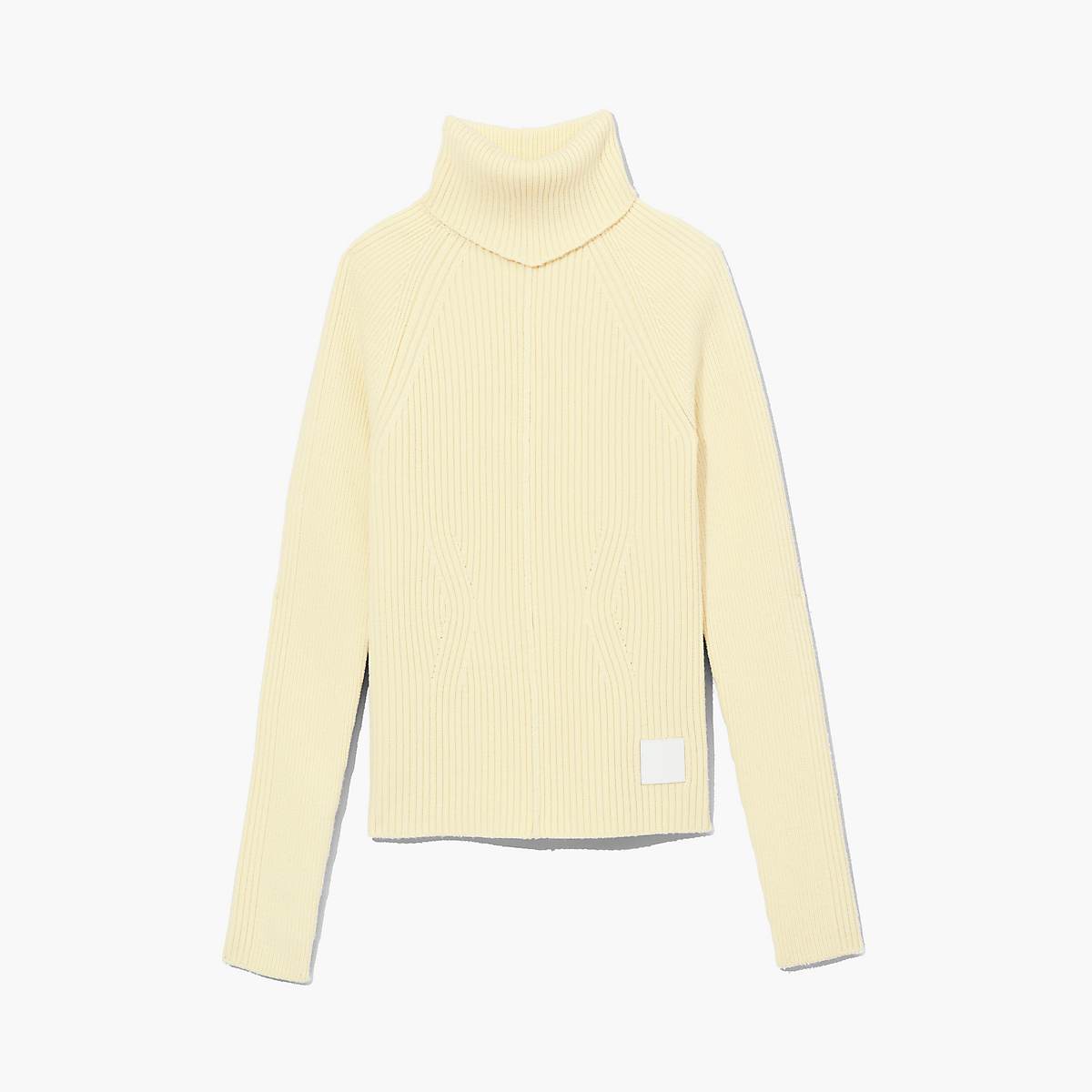 Women Marc Jacobs Ribbed Turtleneck Sweaters Yellow | UK MJ2176-D13