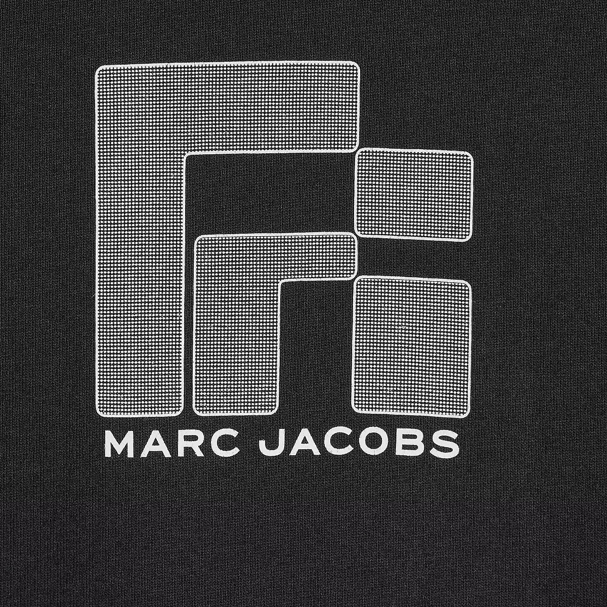 Women Marc Jacobs Rubric Initiative Long Sleeve Tee T-Shirt Black | UK MJ8725-U74