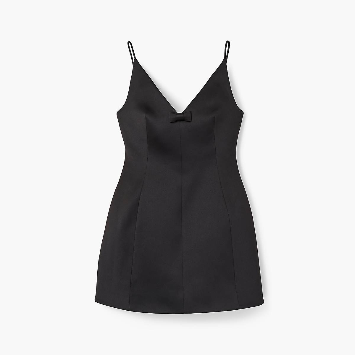 Women Marc Jacobs Satin Bow Dress Black | UK MJ6241-W87