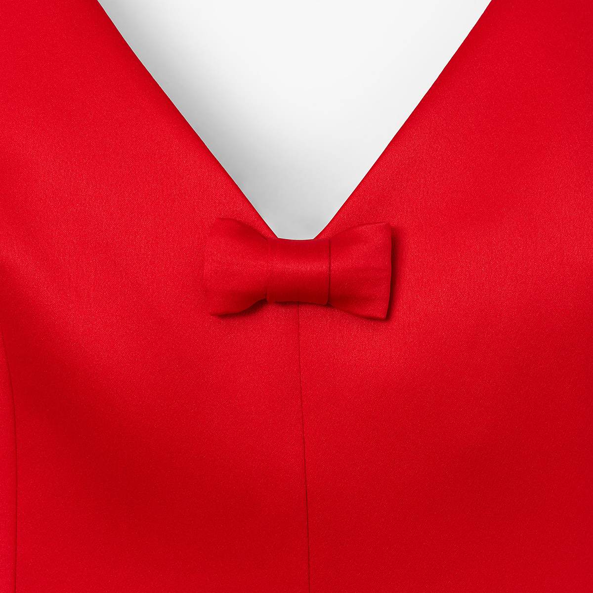 Women Marc Jacobs Satin Bow Dress Red | UK MJ5096-Q10