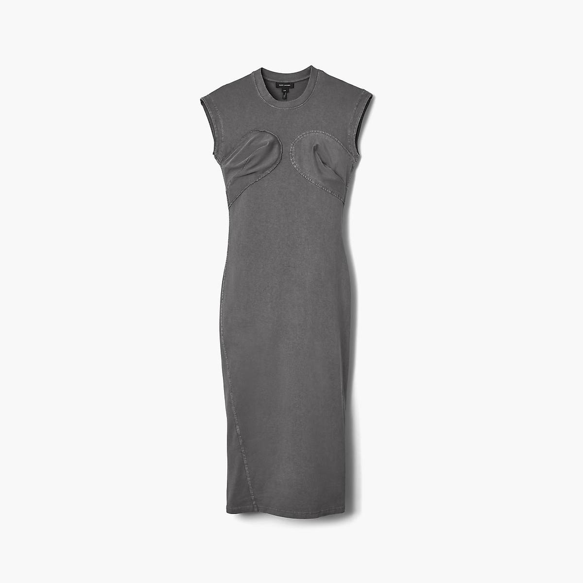 Women Marc Jacobs Seamed Up Dress Grey | UK MJ0179-Y06