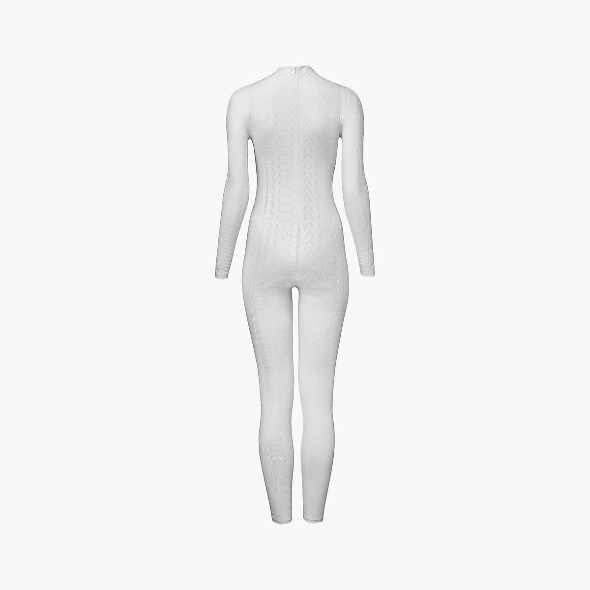 Women Marc Jacobs Seamless Catsuit Bodysuit White | UK MJ2781-Y03