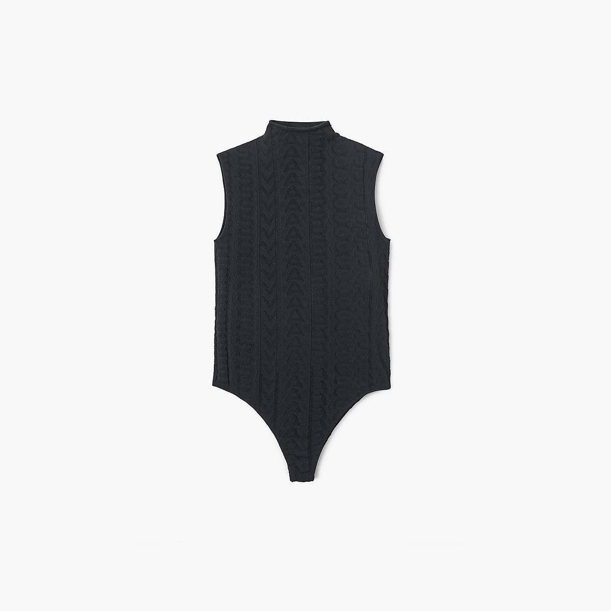 Women Marc Jacobs Seamless Monogram Bodysuit Black | UK MJ5623-W74