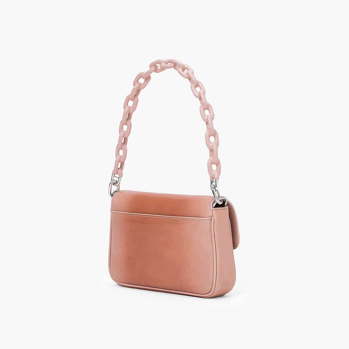 Women Marc Jacobs Shadow Patent Leather J Marc Shoulder Bags Rose | UK MJ7960-S84