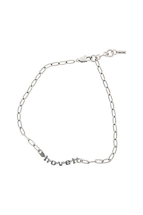 Women Marc Jacobs Shove It Necklace Jewelry Silver | UK MJ2597-B98