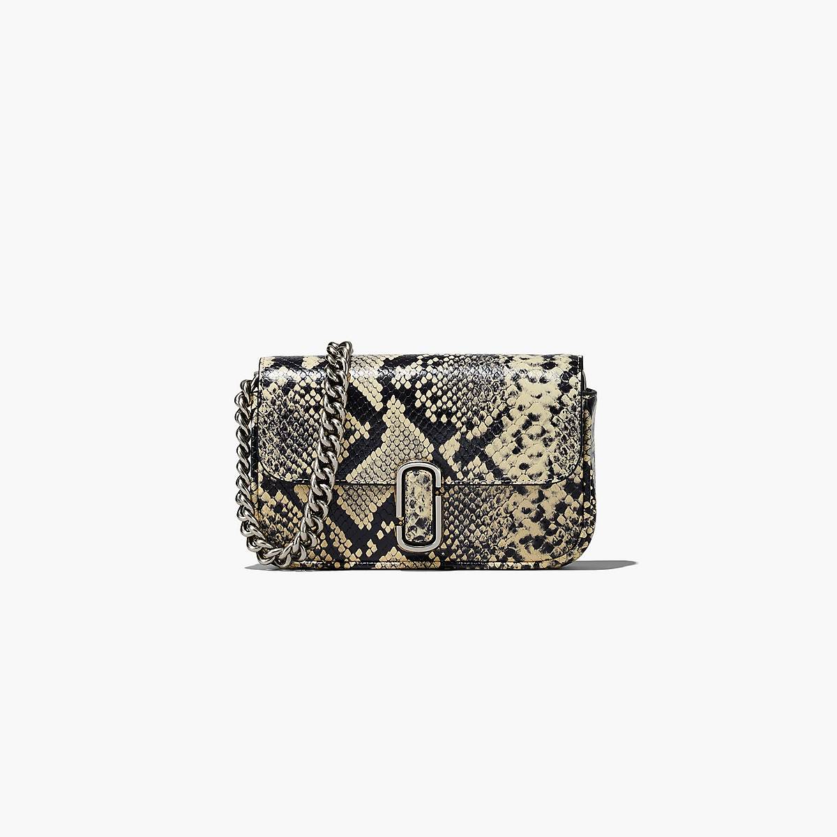 Women Marc Jacobs Snake-Embossed J Marc Mini Crossbody Bags Multicolor | UK MJ3167-S12