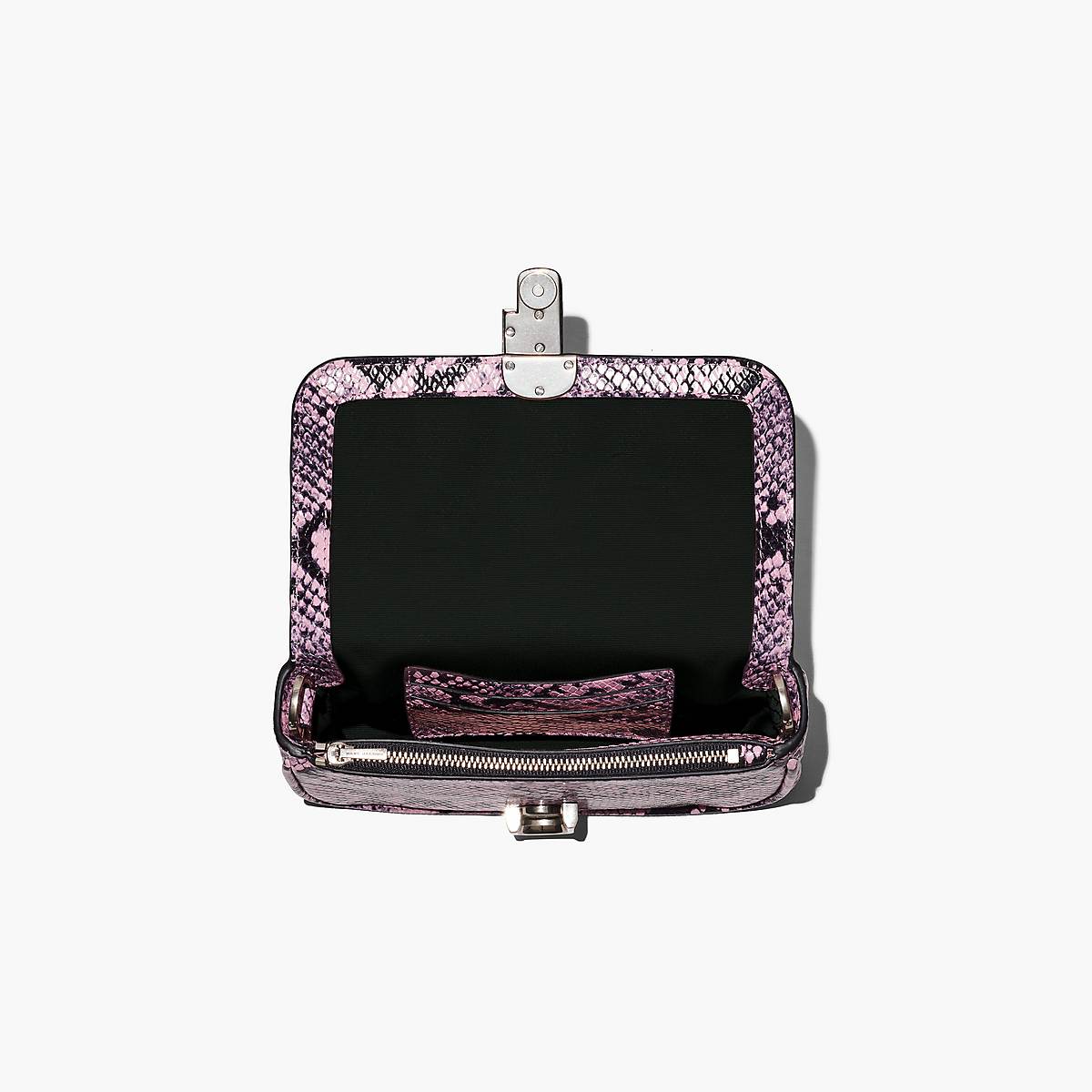 Women Marc Jacobs Snake-Embossed J Marc Mini Crossbody Bags Purple Multicolor | UK MJ0851-D34