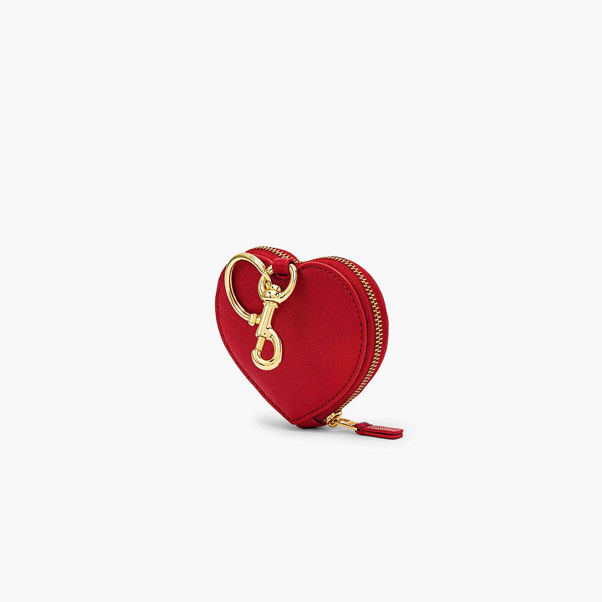 Women Marc Jacobs Snapshot Nano Heart Charms Red | UK MJ9136-H18