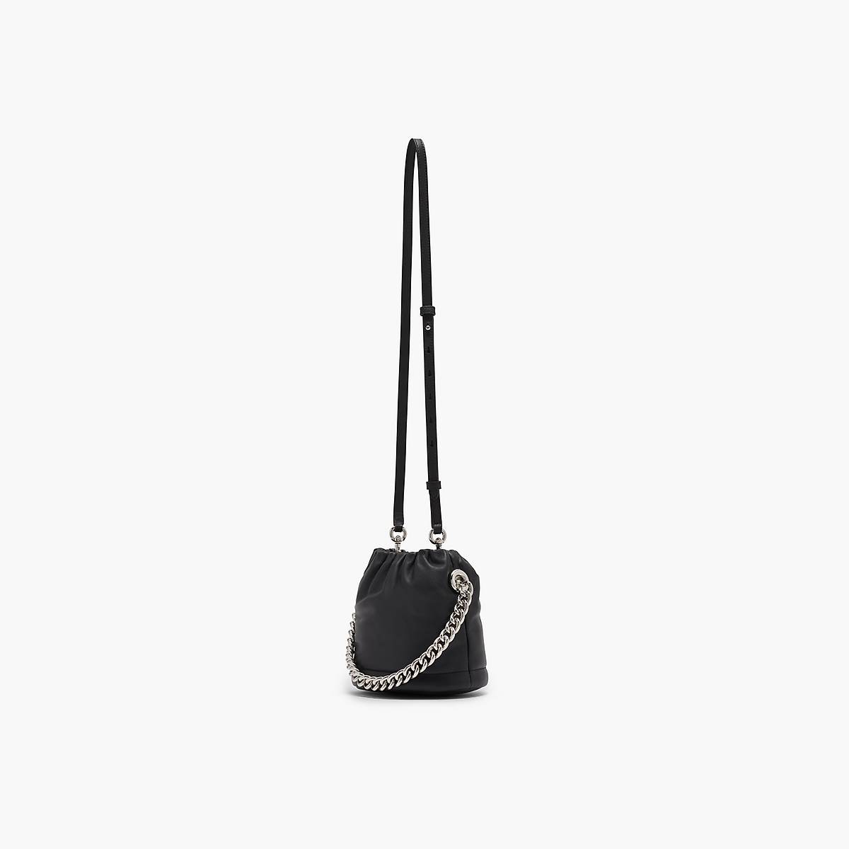 Women Marc Jacobs Soft Small Bucket Bags Black | UK MJ2649-E96