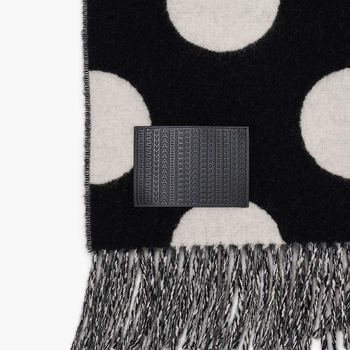 Women Marc Jacobs Spots Scarves Black / White | UK MJ0615-D07