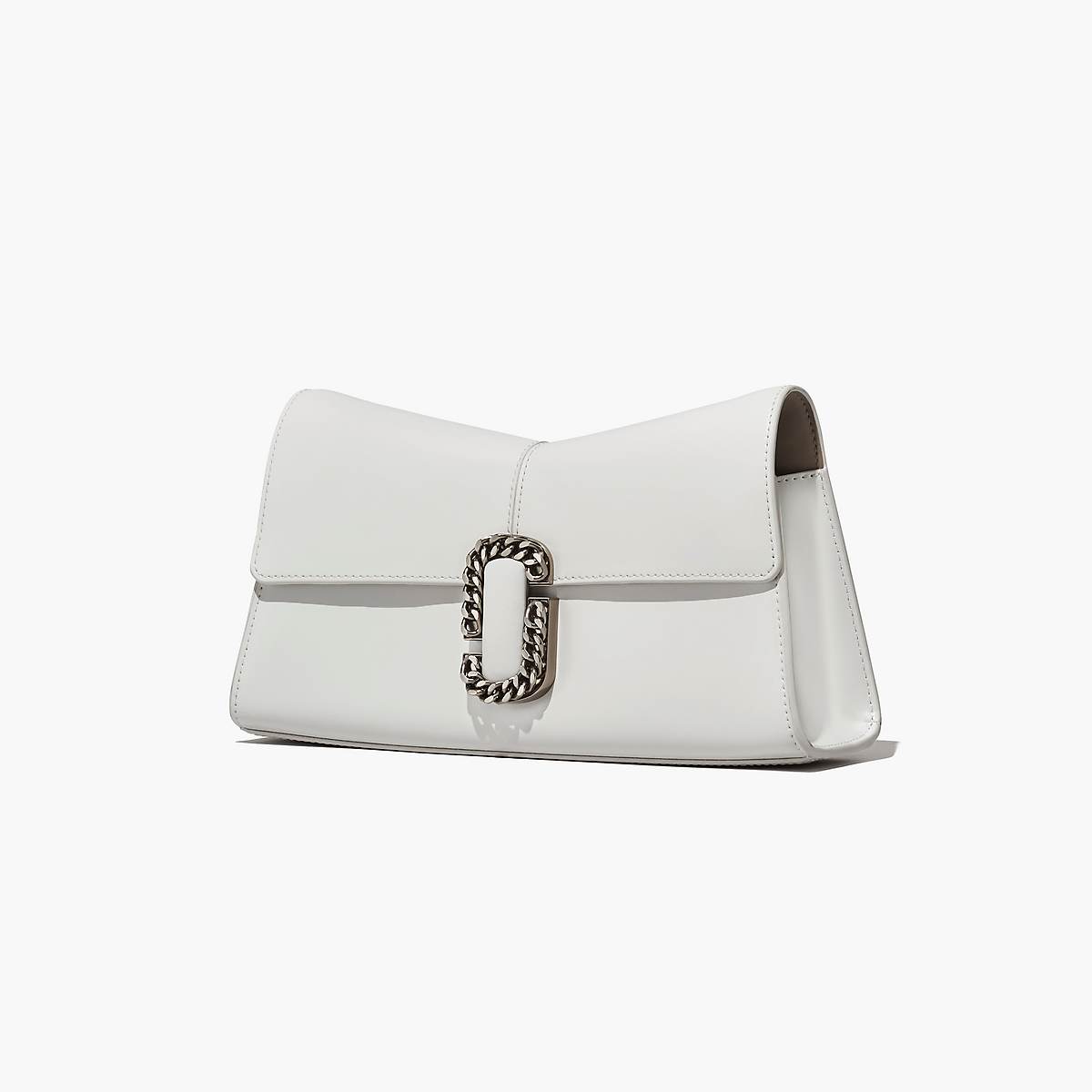 Women Marc Jacobs St. Marc Convertible Clutch Shoulder Bags White | UK MJ6307-D26