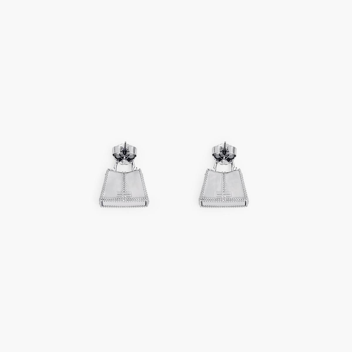 Women Marc Jacobs St. Marc Earrings Light Silver | UK MJ8196-C75