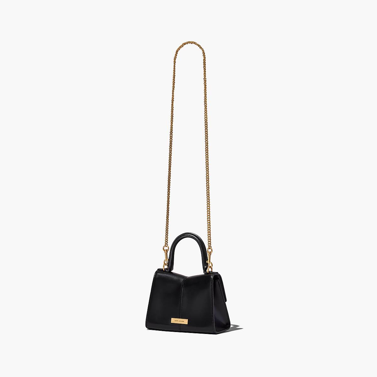 Women Marc Jacobs St. Marc Mini Top Handle Handbag Black | UK MJ1345-O32