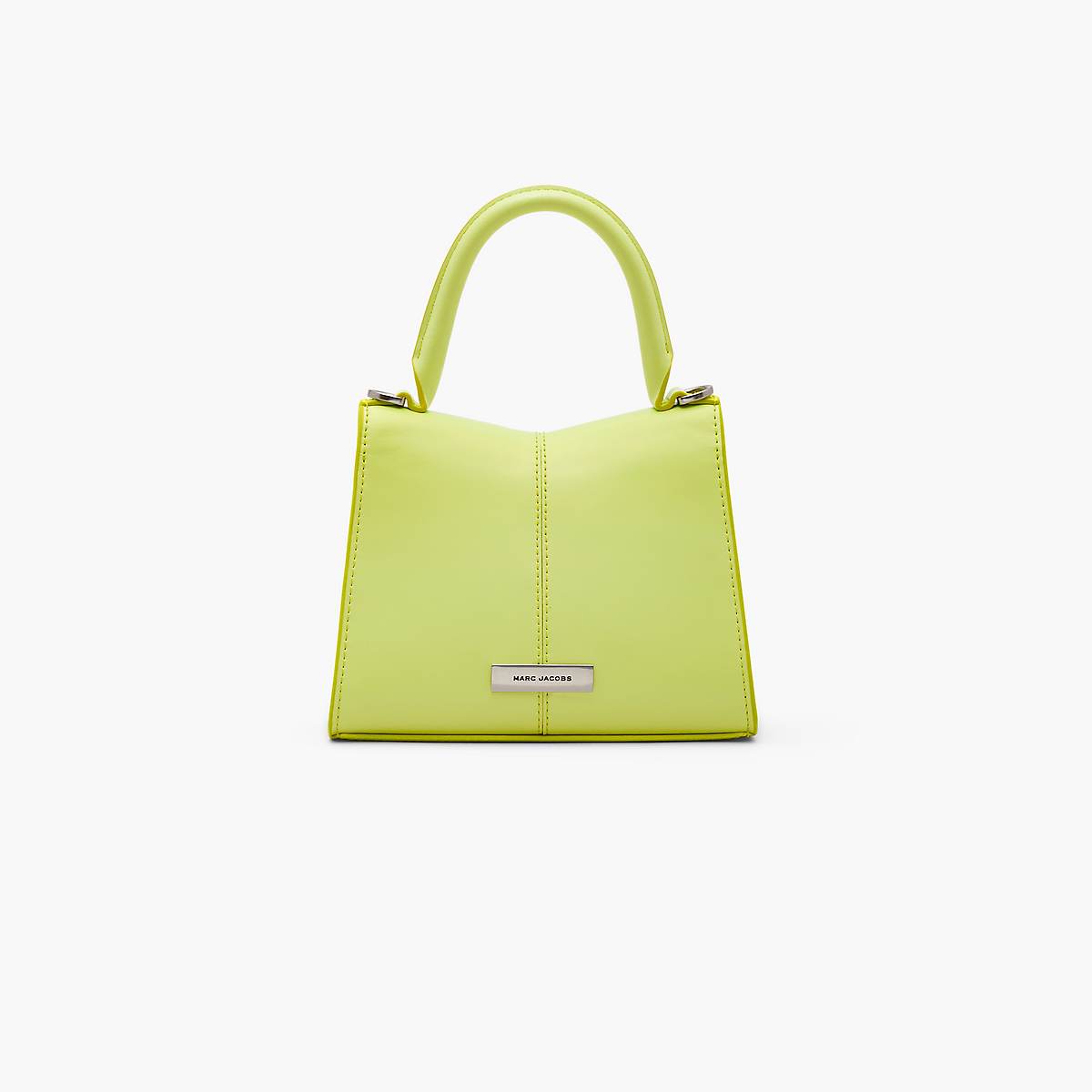 Women Marc Jacobs St. Marc Mini Top Handle Handbag Yellow | UK MJ0647-A04