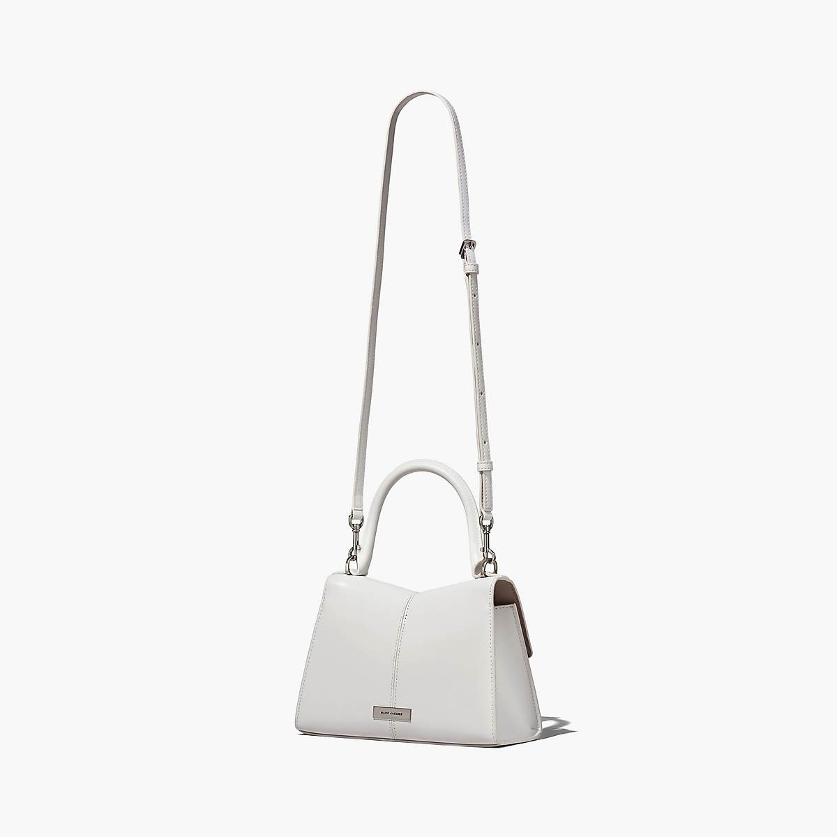 Women Marc Jacobs St. Marc Top Handle Handbag White | UK MJ0549-E97