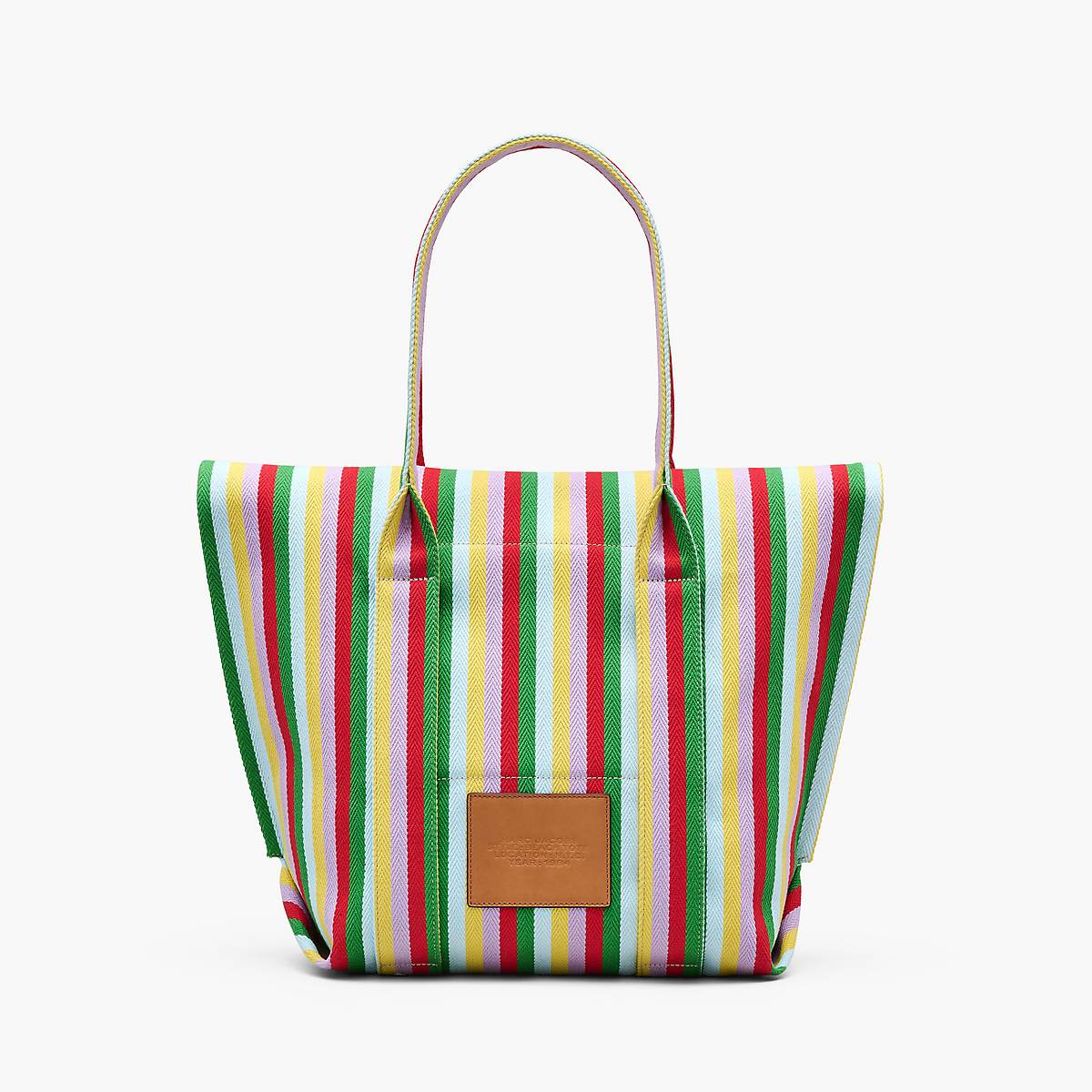 Women Marc Jacobs Striped Jacquard Beach Tote Bags Multicolor | UK MJ9053-J61