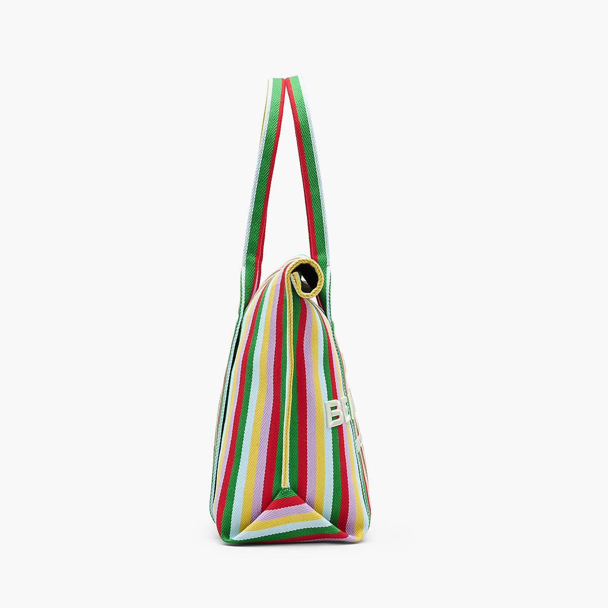 Women Marc Jacobs Striped Jacquard Beach Tote Bags Multicolor | UK MJ9053-J61