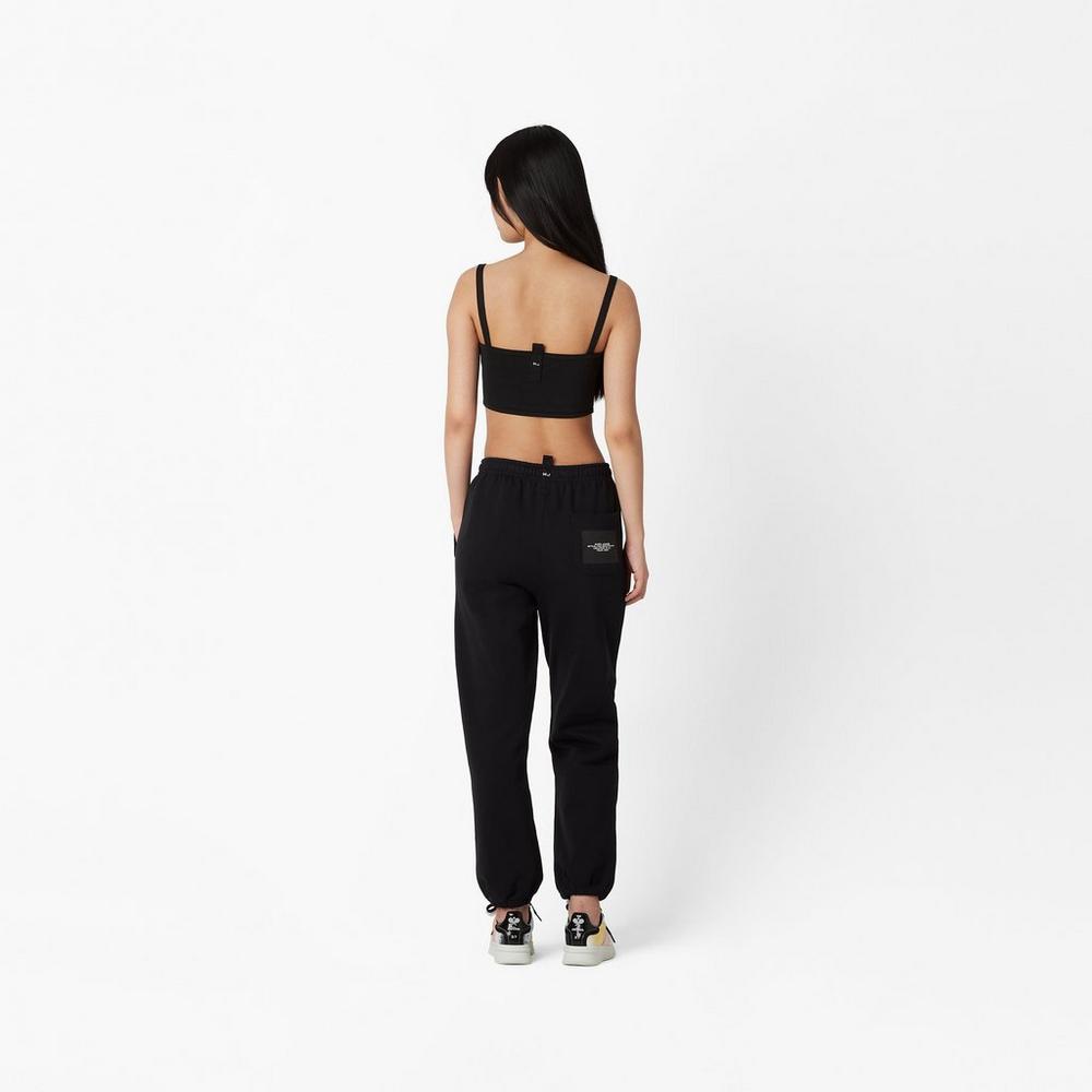 Women Marc Jacobs Sweatpant Pants Black | UK MJ7139-T78