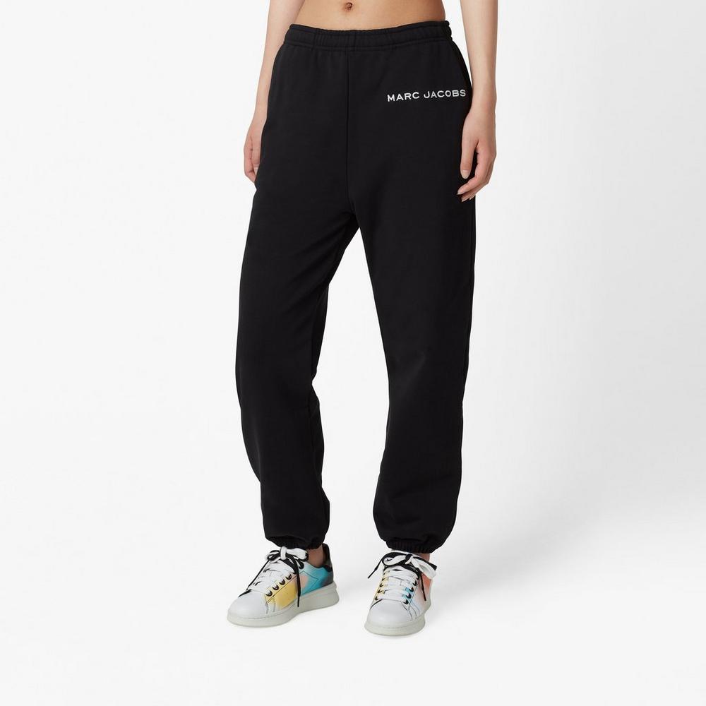 Women Marc Jacobs Sweatpant Pants Black | UK MJ7139-T78