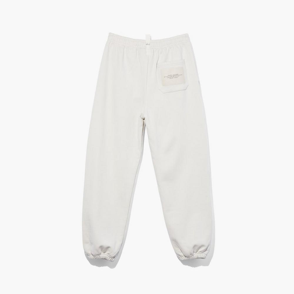 Women Marc Jacobs Sweatpant Pants White | UK MJ7895-Y80