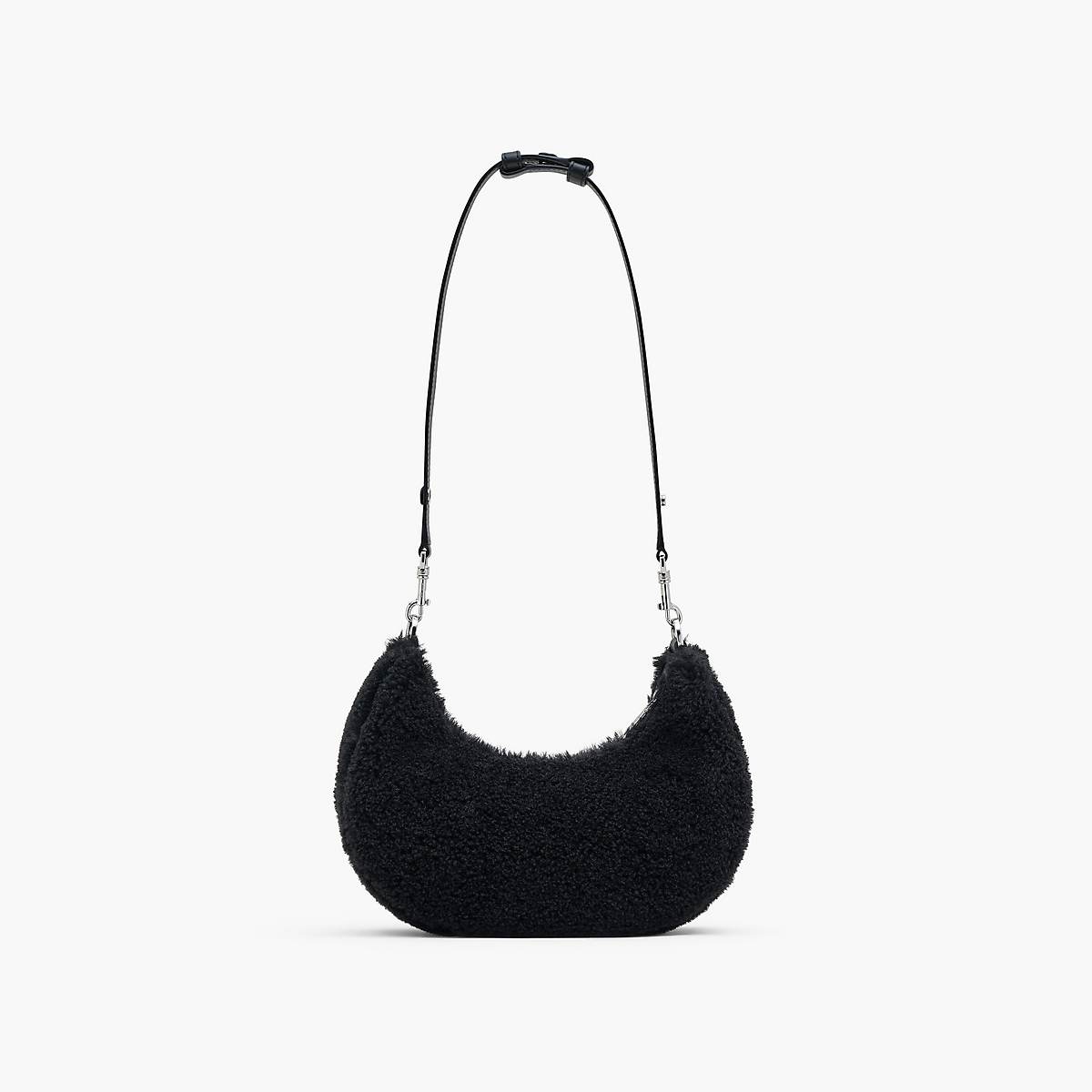 Women Marc Jacobs Teddy Curve Shoulder Bags Black | UK MJ1826-U37