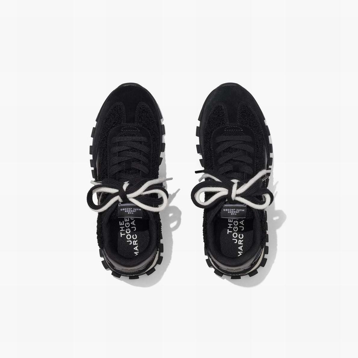 Women Marc Jacobs Teddy Jogger Trainers Black | UK MJ0765-E34