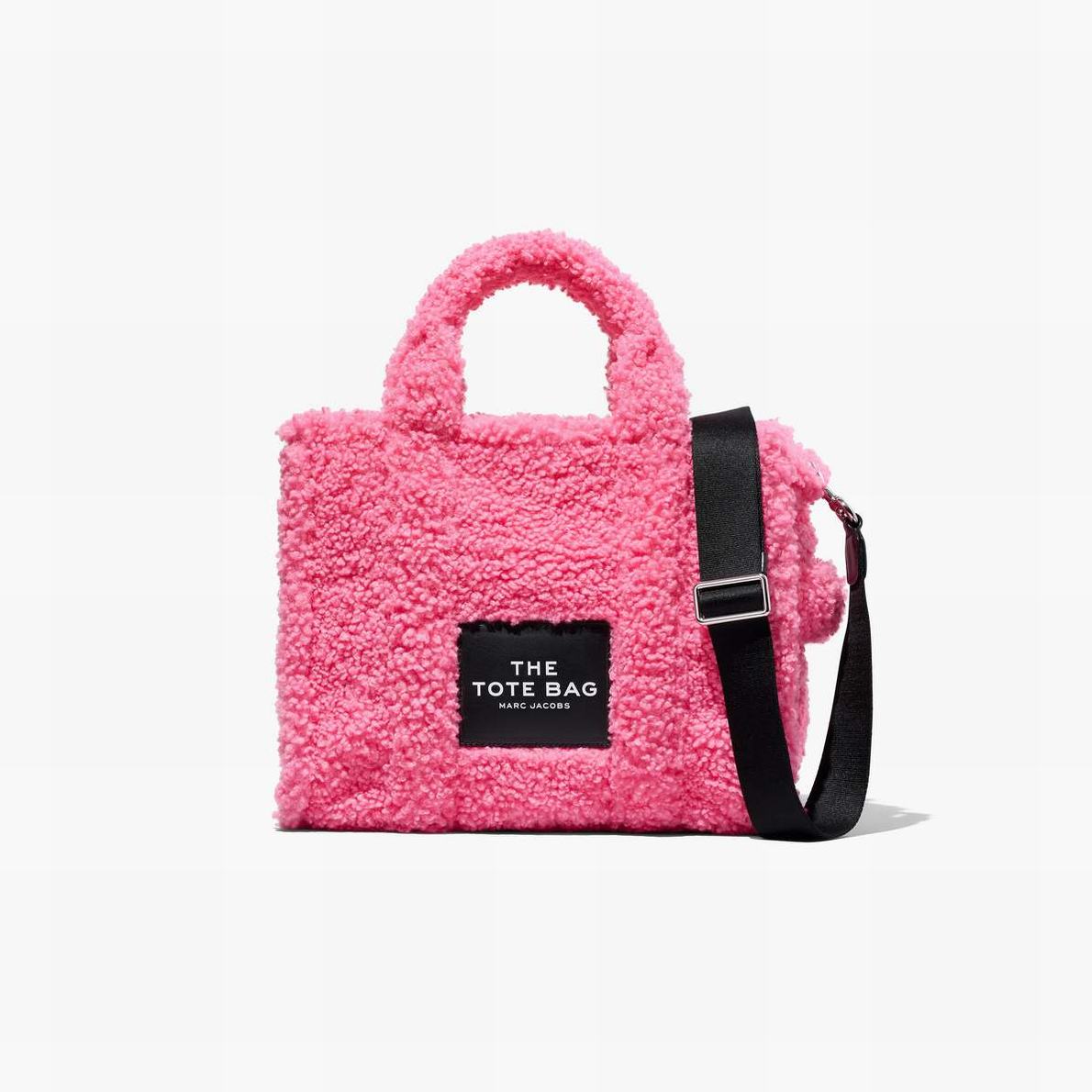 Women Marc Jacobs Teddy Medium Tote Bags Pink | UK MJ6913-Q34