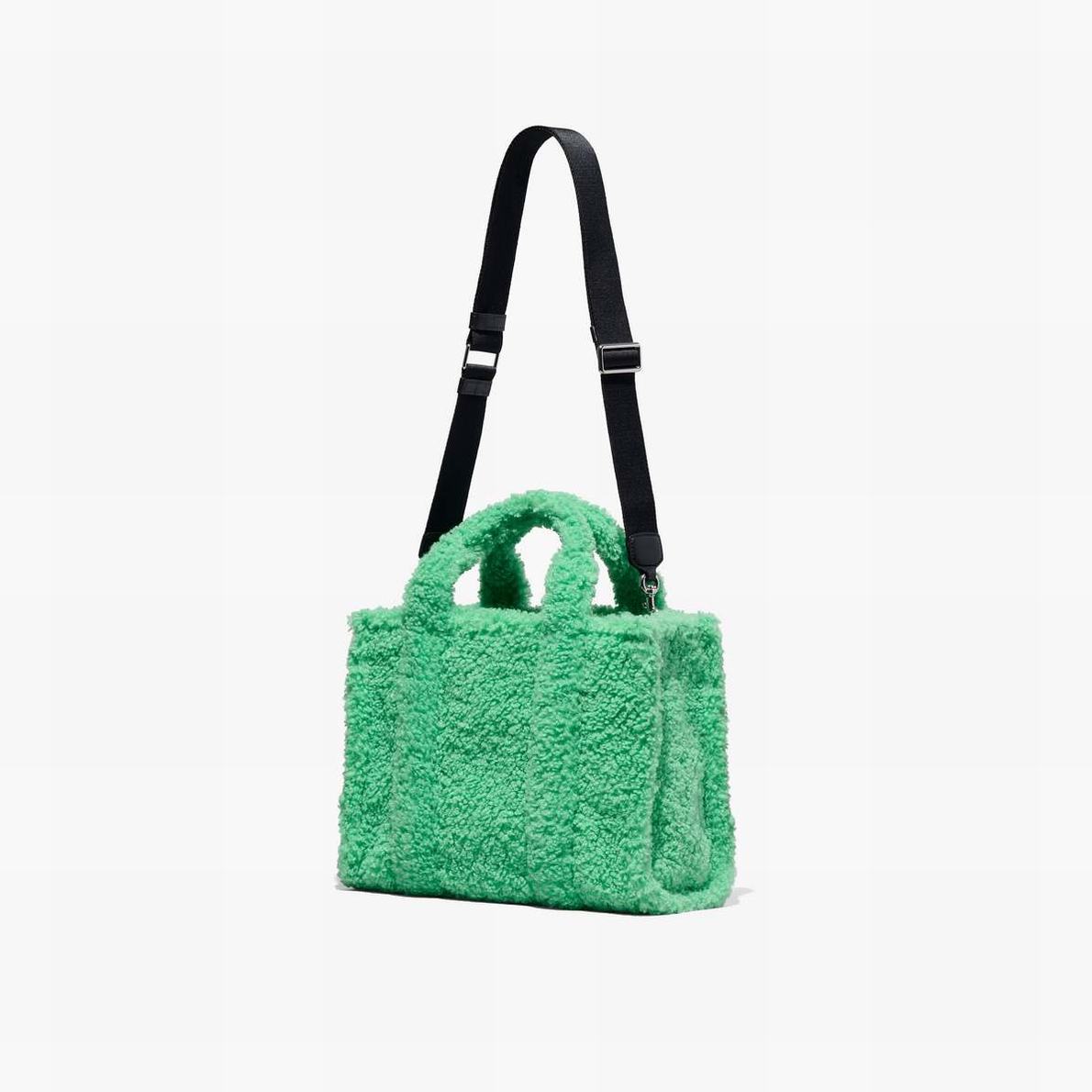 Women Marc Jacobs Teddy Medium Tote Bags Green | UK MJ9517-W78