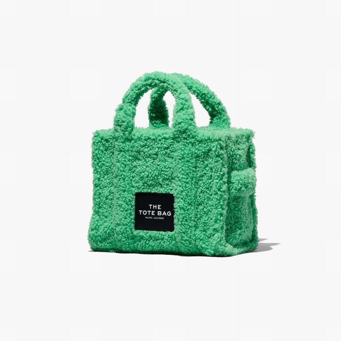 Women Marc Jacobs Teddy Medium Tote Bags Green | UK MJ9517-W78