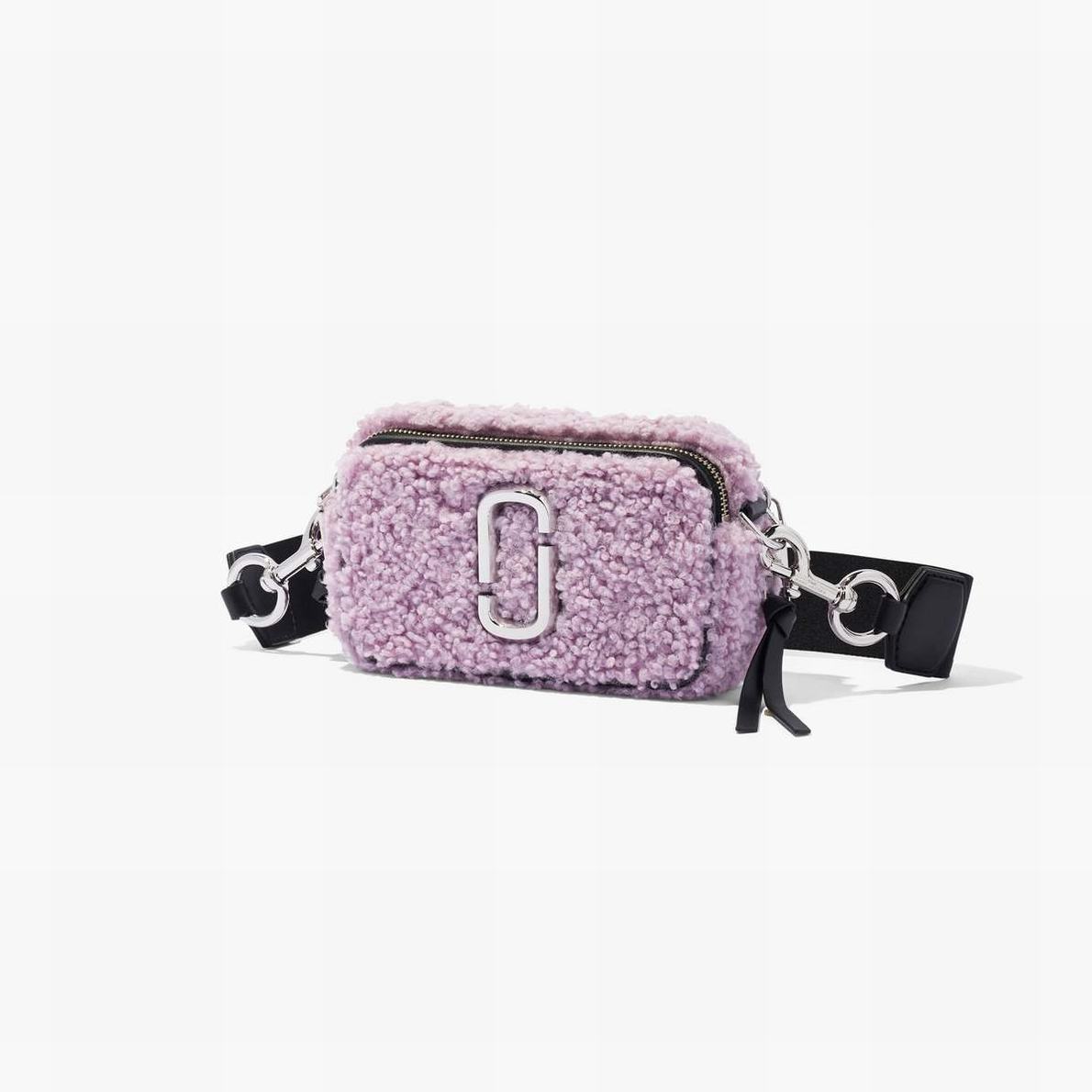 Women Marc Jacobs Teddy Snapshot Bags Lavender | UK MJ4712-V31