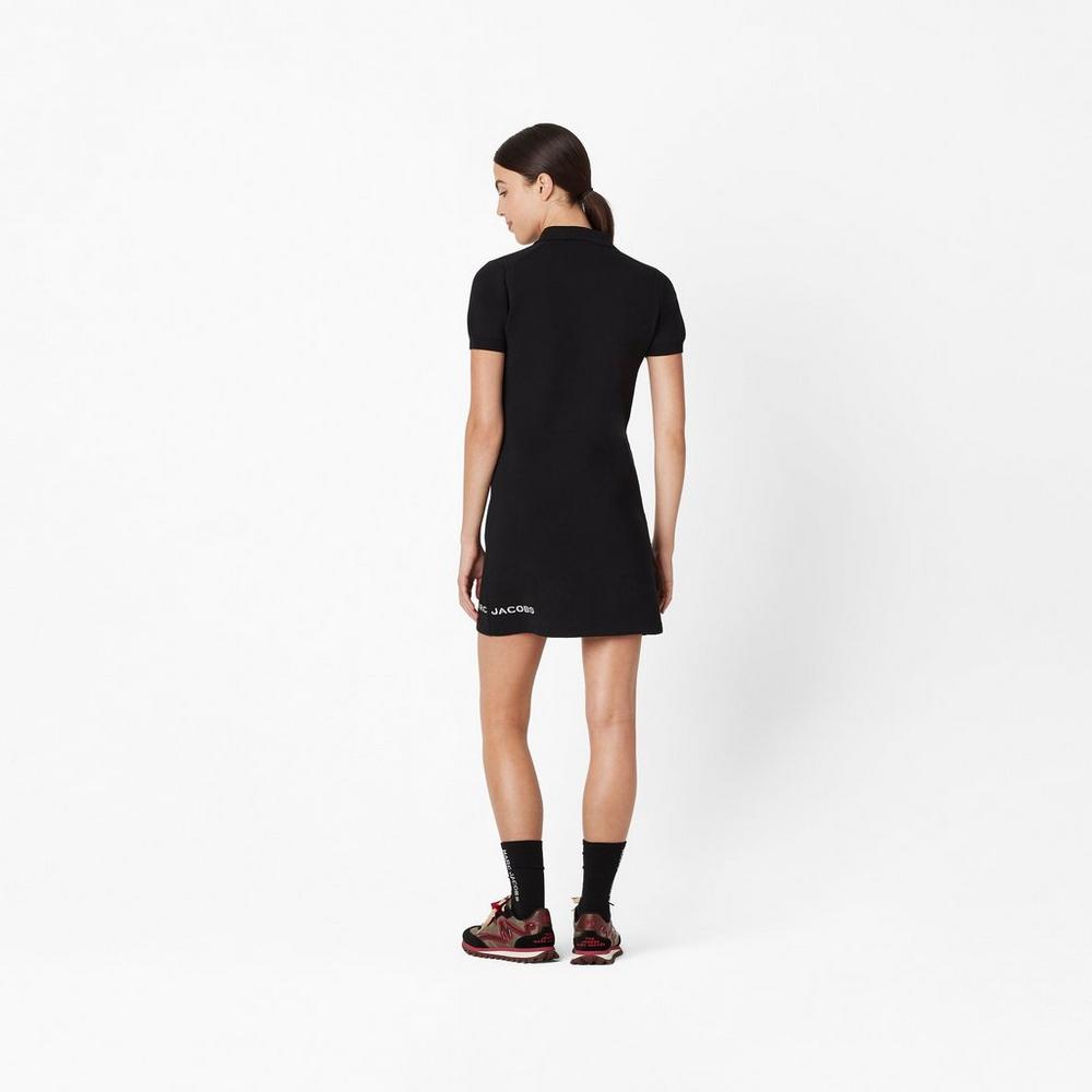 Women Marc Jacobs Tennis Dress Black | UK MJ1925-C23