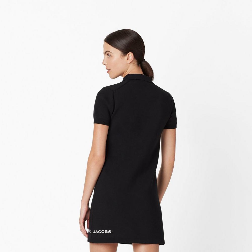 Women Marc Jacobs Tennis Dress Black | UK MJ1925-C23