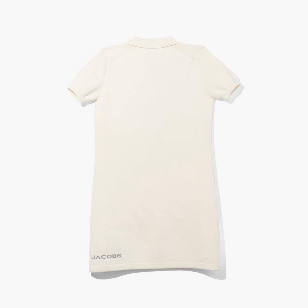 Women Marc Jacobs Tennis Dress White | UK MJ2507-X87