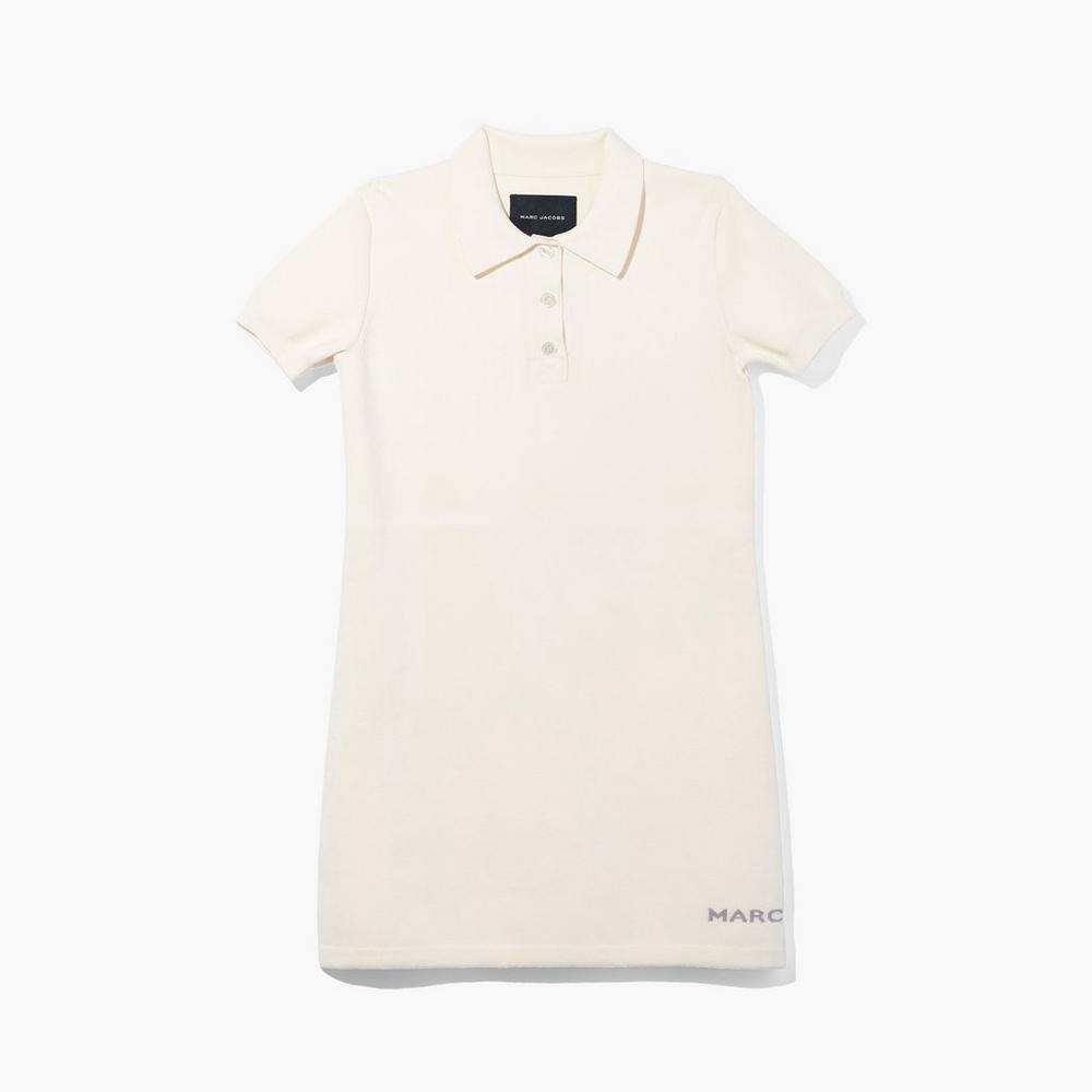 Women Marc Jacobs Tennis Dress White | UK MJ2507-X87