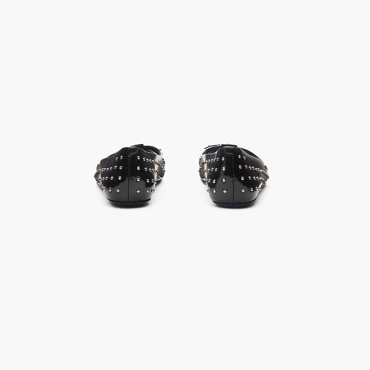 Women Marc Jacobs The Glam Studs Kat Ballerina Black | UK MJ8956-S37