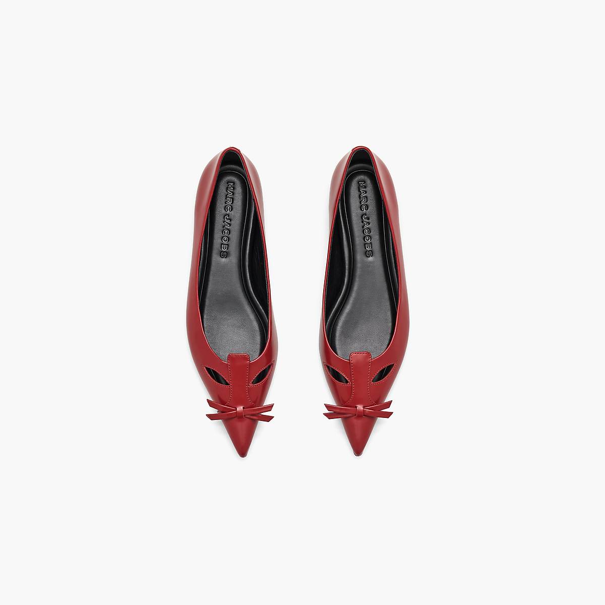 Women Marc Jacobs The Kat Ballerina Red | UK MJ0526-A67