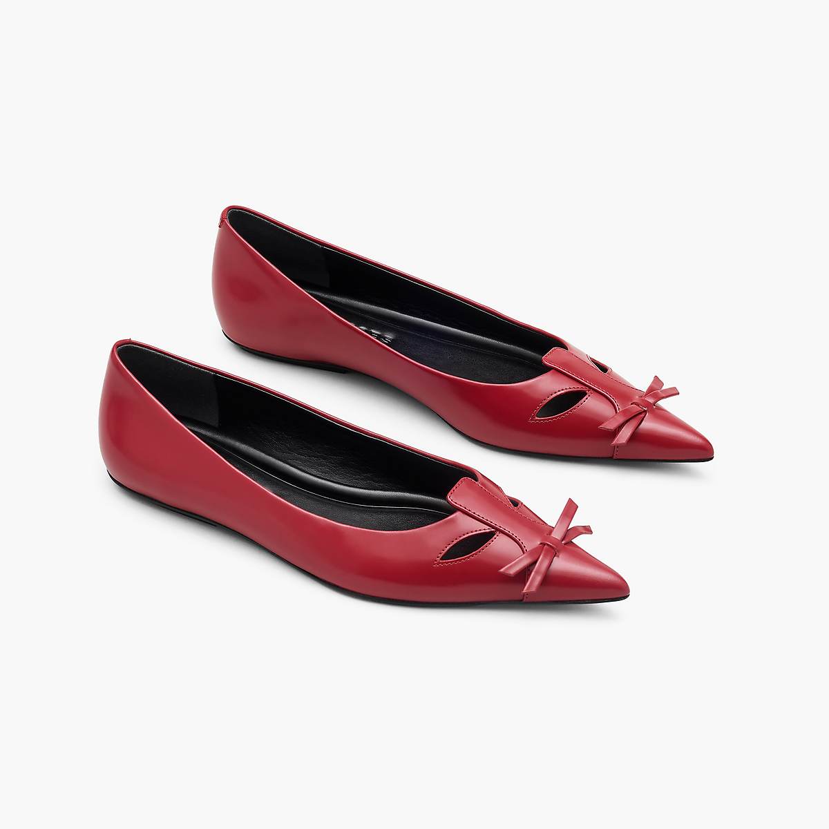 Women Marc Jacobs The Kat Ballerina Red | UK MJ0526-A67