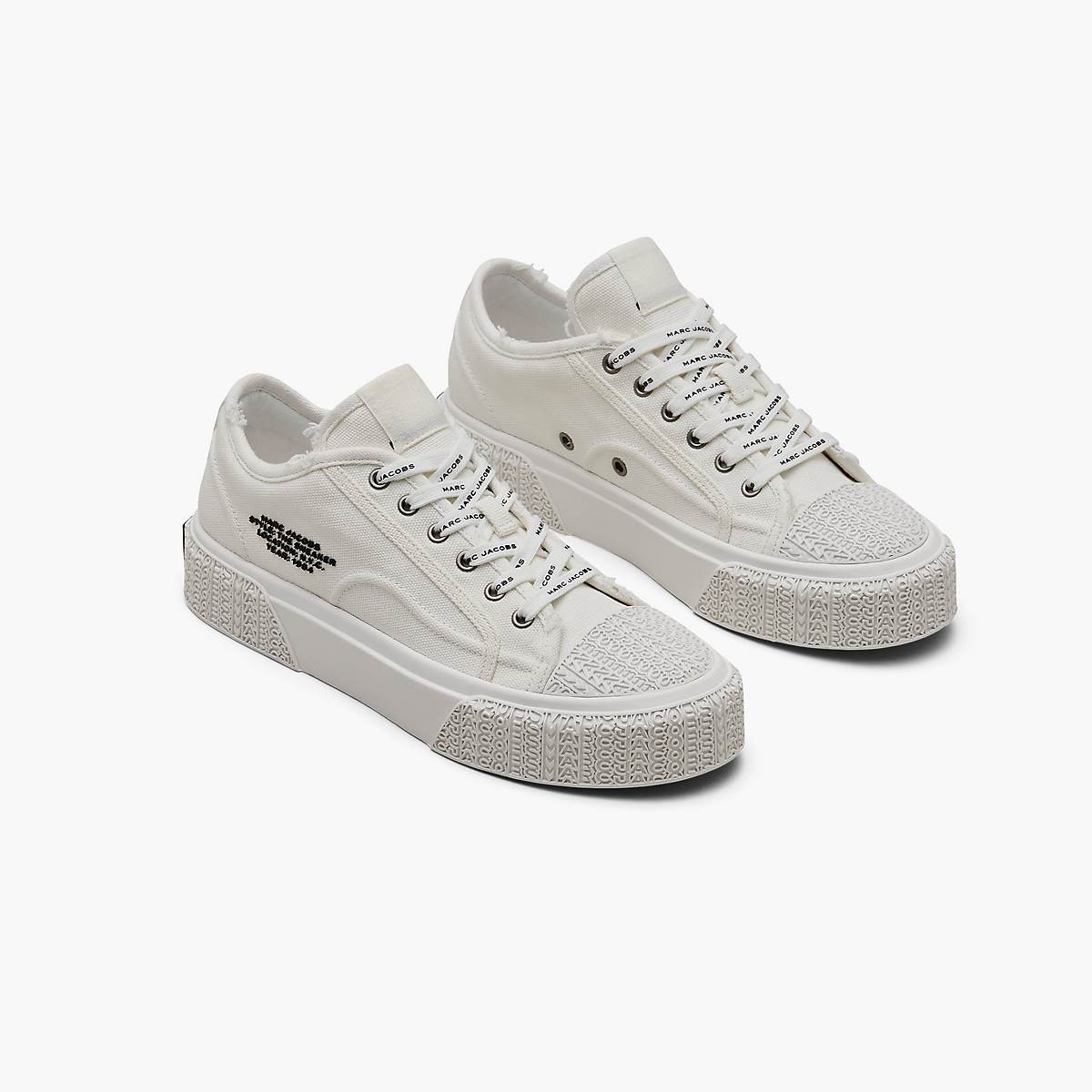 Women Marc Jacobs The Trainers White | UK MJ8603-T86