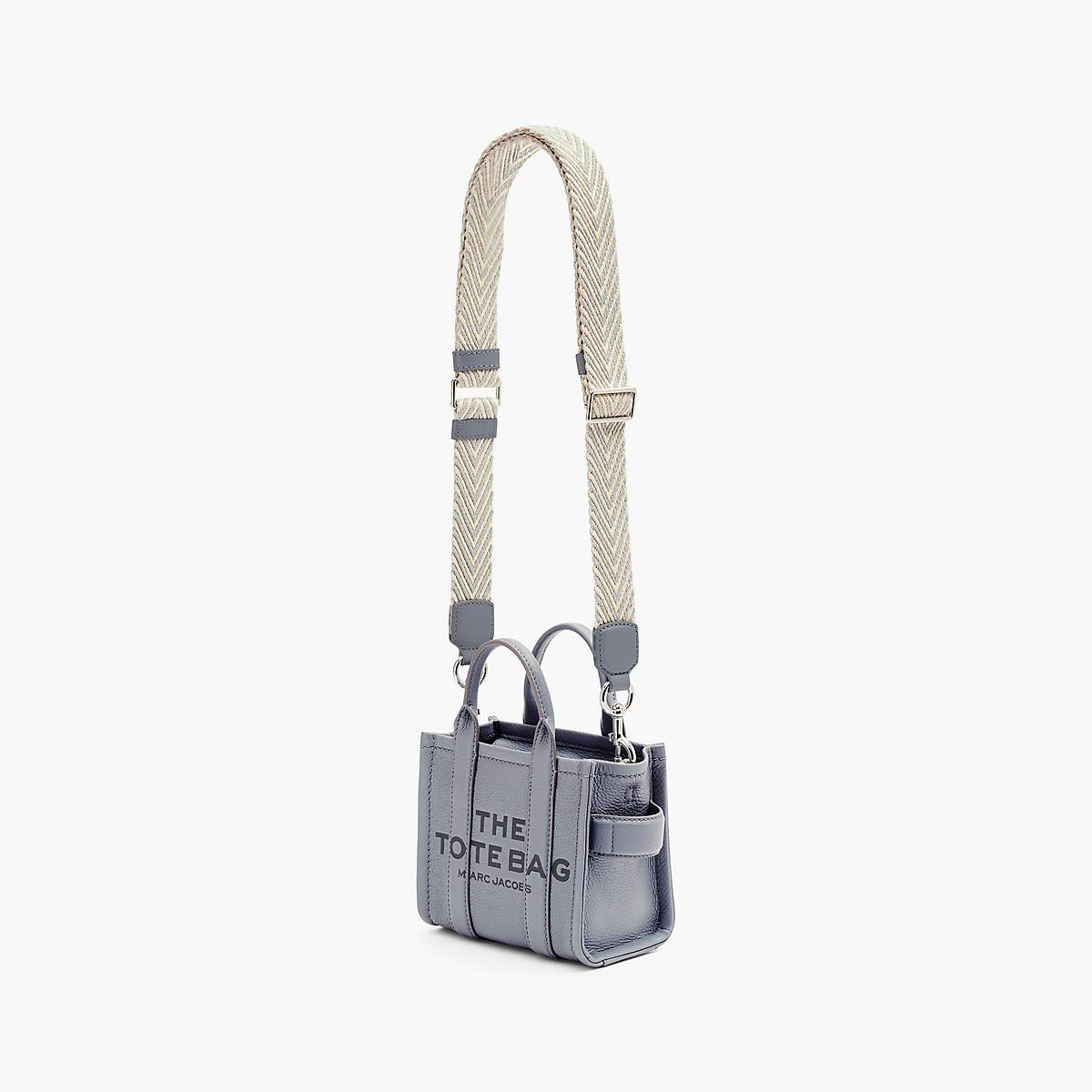 Women Marc Jacobs Thin Arrow Webbing Bag Strap Grey Multicolor | UK MJ3492-G97